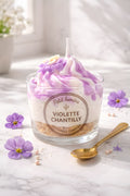 Vela Postre Violeta Chantilly
