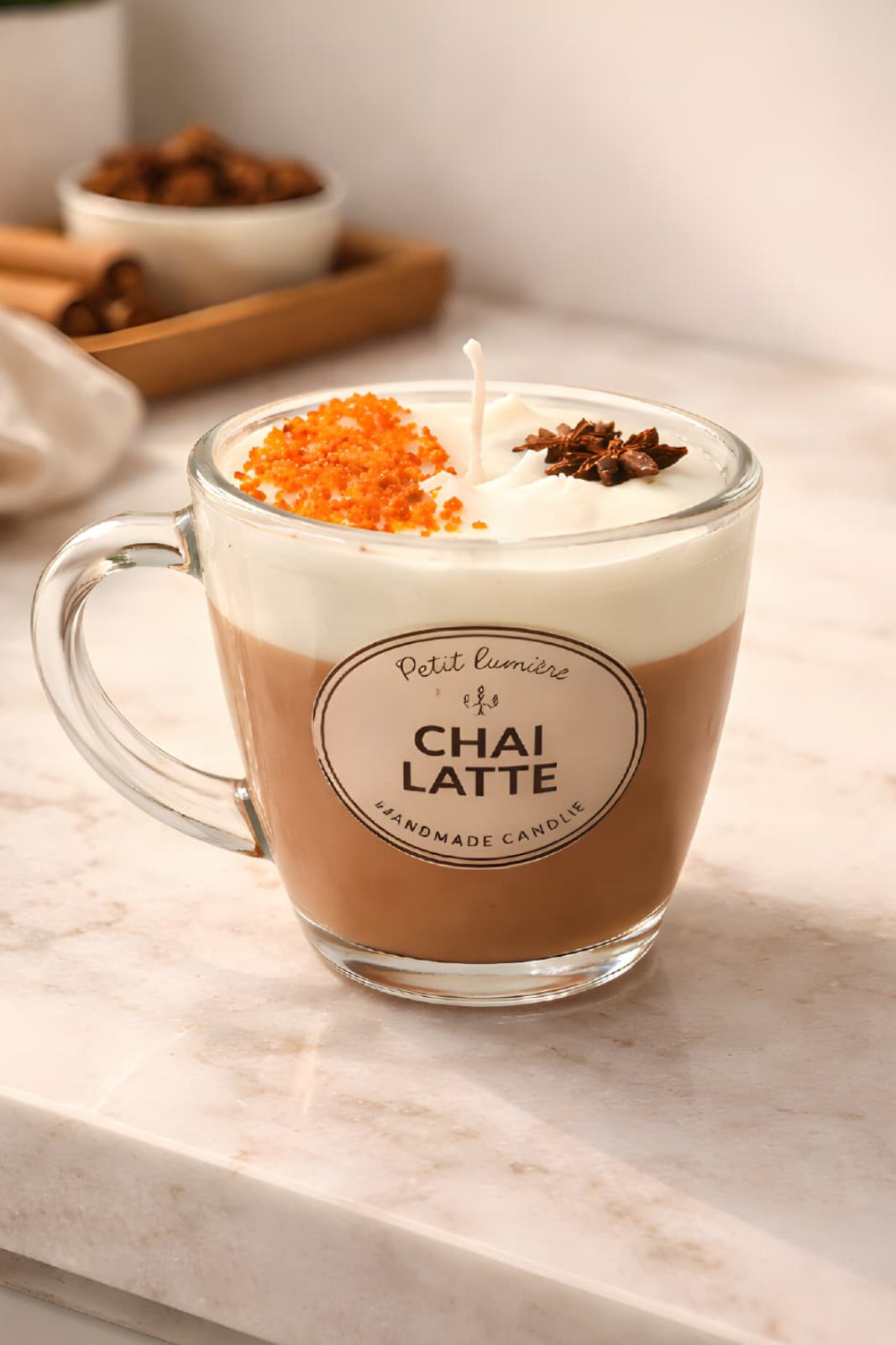 Salted Caramel Chantilly Dessert Candle